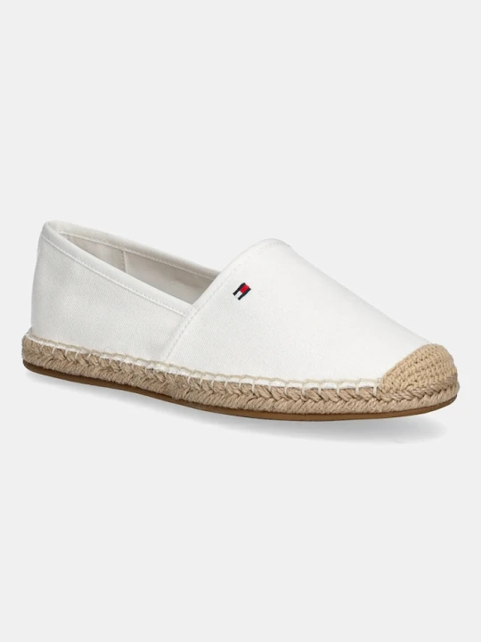 Zdjęcie produktu Tommy Hilfiger espadryle damskie FLAG CANVAS ESPADRILLE biały