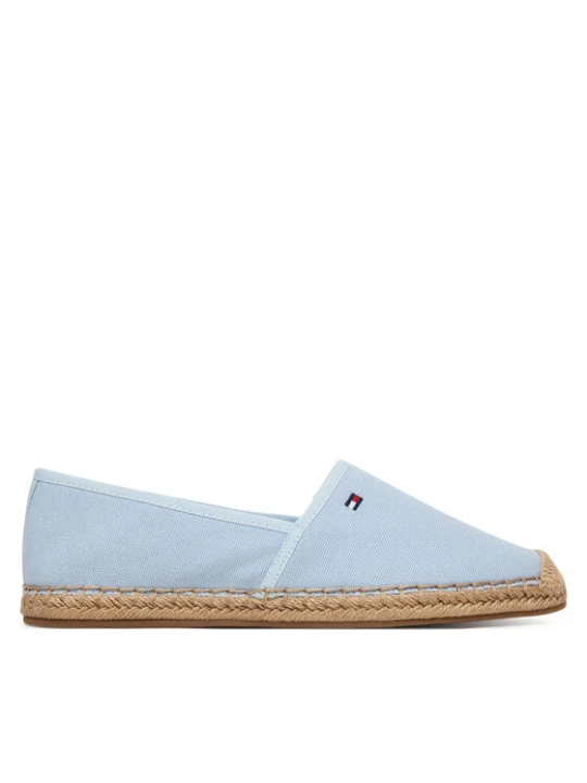 Zdjęcie produktu Tommy Hilfiger Espadryle Flag Canvas Espadrille FW0FW08541 Błękitny Niebieski jasny