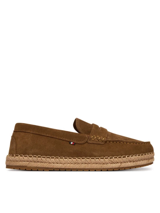 Zdjęcie produktu Tommy Hilfiger Espadryle Flexible Hilfiger Sde Espadrille FM0FM05794 Brązowy