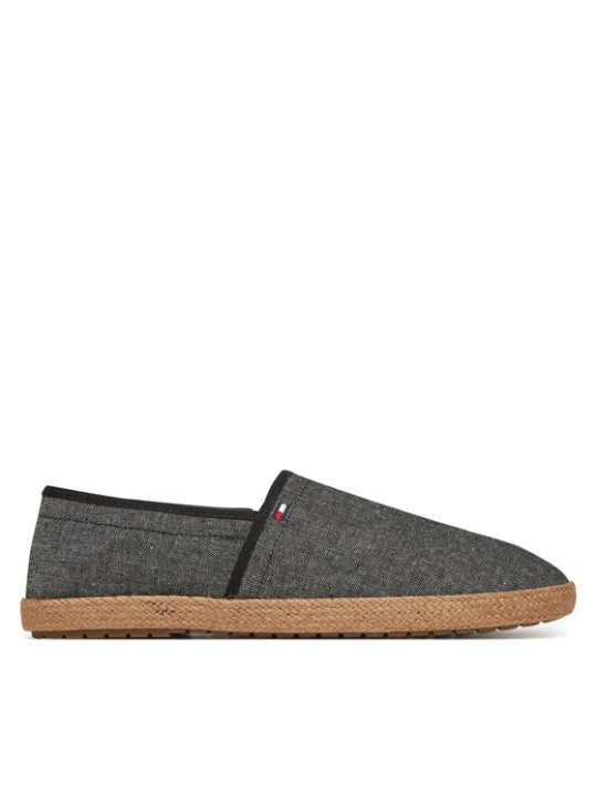 Zdjęcie produktu Tommy Hilfiger Espadryle Hilfiger Chambray Espadrille FM0FM05391 Czarny