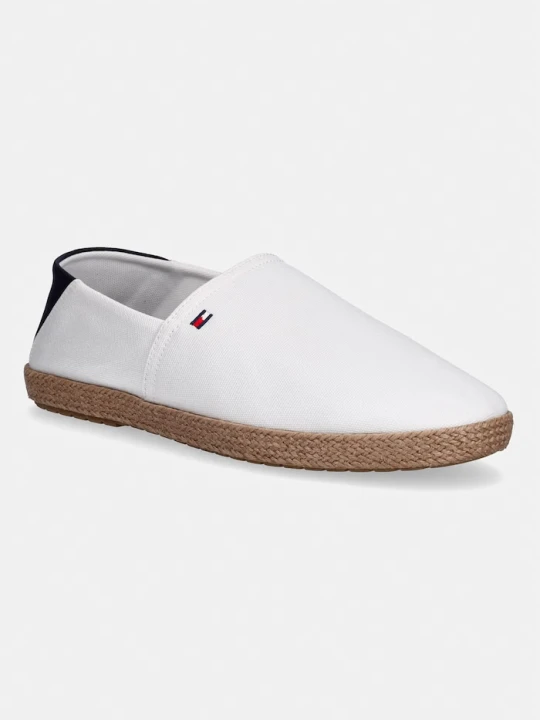 Zdjęcie produktu Tommy Hilfiger espadryle męskie CORE HILFIGER ESPADRILLE TEXTILE biały