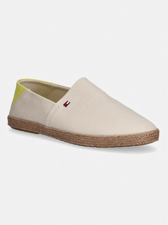 Zdjęcie produktu Tommy Hilfiger espadryle męskie CORE HILFIGER ESPADRILLE TEXTILE beżowy