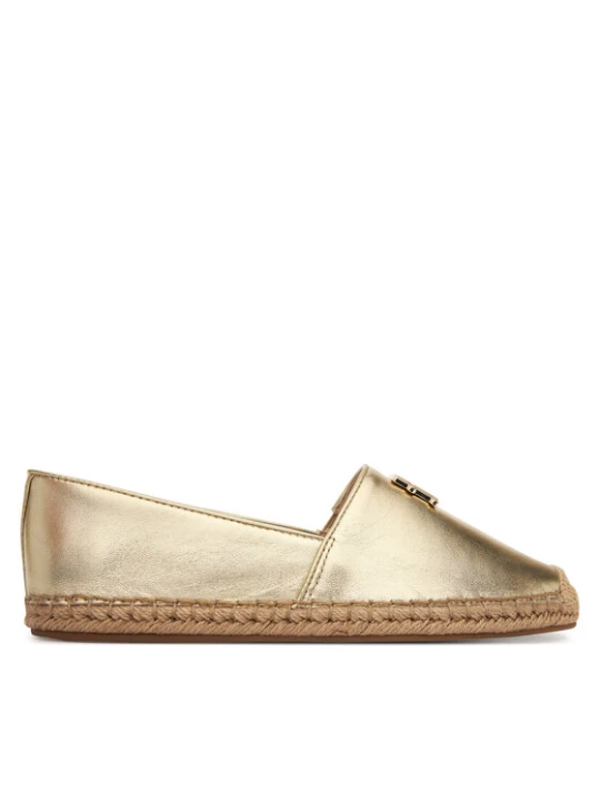 Zdjęcie produktu Tommy Hilfiger Espadryle Th Logo Gold Espadrille FW0FW09473 Złoty