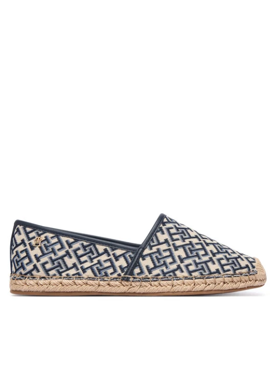Zdjęcie produktu Tommy Hilfiger Espadryle Th Monogram Jacquard FW0FW09501 Brązowy