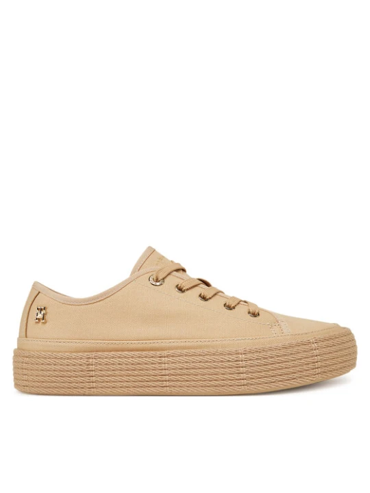 Zdjęcie produktu Tommy Hilfiger Espadryle Vulc Espadrille Sneaker FW0FW08404 Beżowy