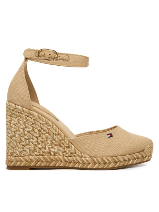 Zdjęcie produktu Tommy Hilfiger Espadryle Wedge FW0FW09225 Beżowy