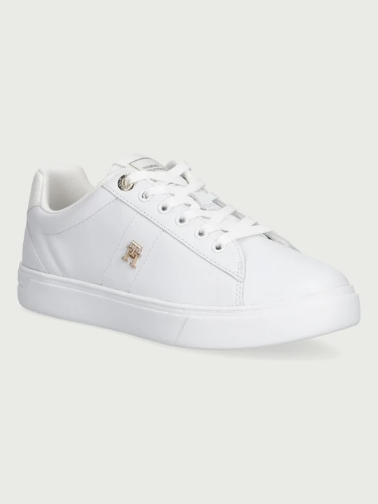 Zdjęcie produktu Tommy Hilfiger ESSENTIAL ELEVATED COURT SNEAKER sneakersy damskie skórzane biały