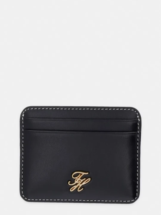 Zdjęcie produktu Tommy Hilfiger etui na karty damskie skórzane czarny