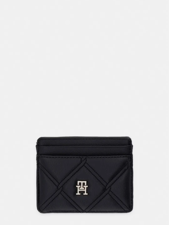 Zdjęcie produktu Tommy Hilfiger etui na karty damskie z imitacji skóry czarny