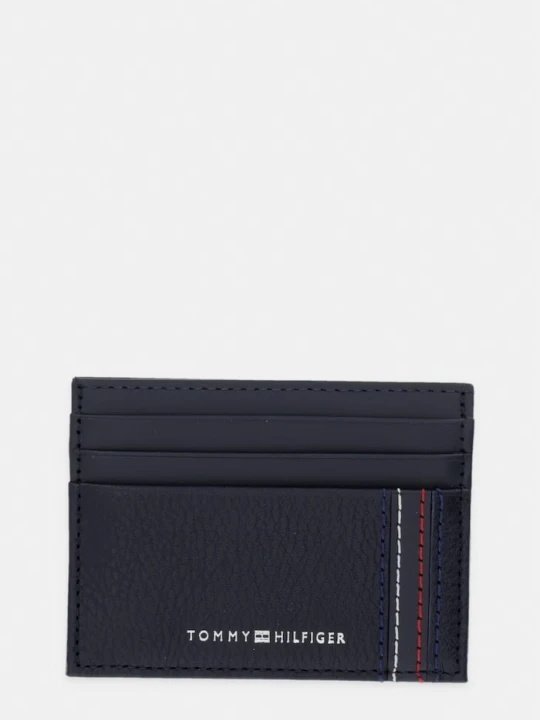 Zdjęcie produktu Tommy Hilfiger etui na karty męskie skórzane granatowy