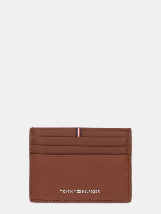 Zdjęcie produktu Tommy Hilfiger etui na karty skórzane brązowy