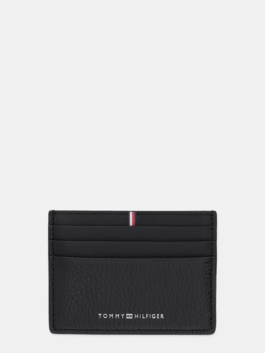 Zdjęcie produktu Tommy Hilfiger etui na karty skórzane czarny