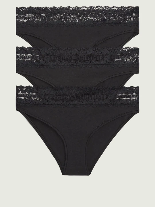 Zdjęcie produktu Tommy Hilfiger Figi 3-pack czarny