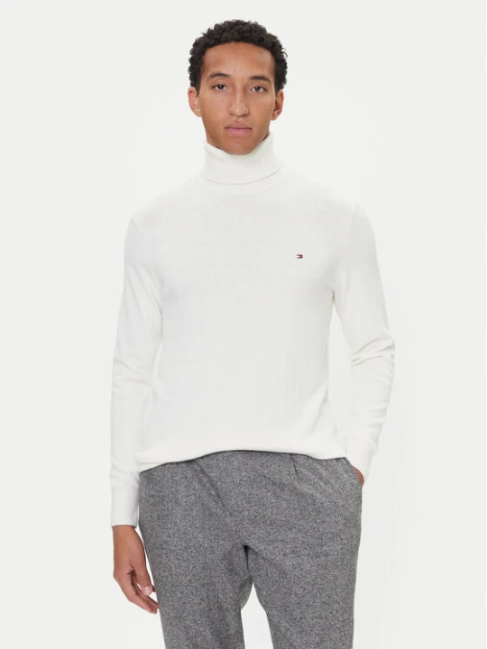 Zdjęcie produktu Tommy Hilfiger Golf MW0MW28048 Écru Regular Fit Kremowy