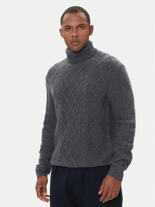 Zdjęcie produktu Tommy Hilfiger Golf MW0MW40914 Szary Regular Fit