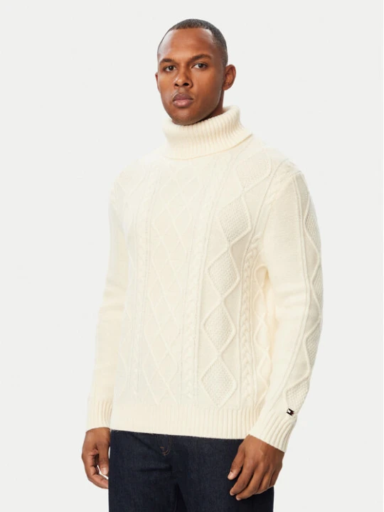 Zdjęcie produktu Tommy Hilfiger Golf MW0MW44706 Beżowy jasny Regular Fit
