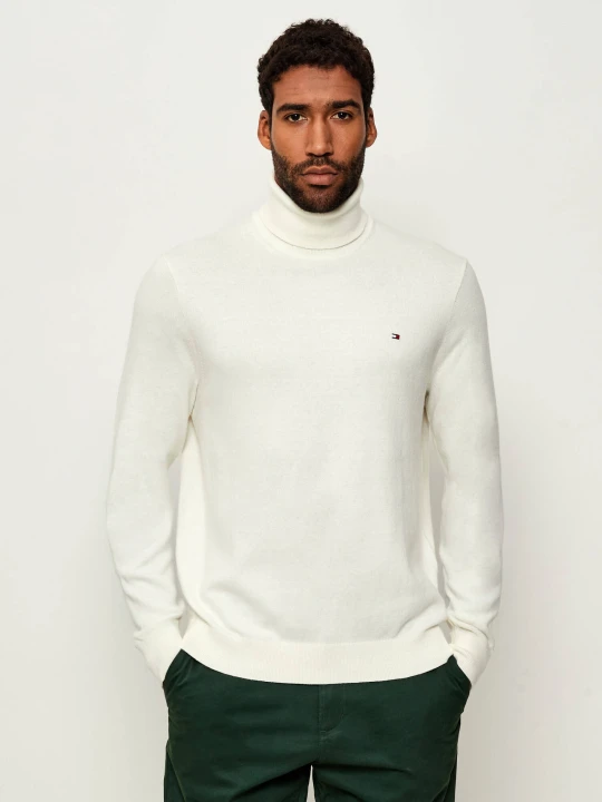 Zdjęcie produktu Tommy Hilfiger Golf | Regular Fit | z dodatkiem kaszmiru kremowy