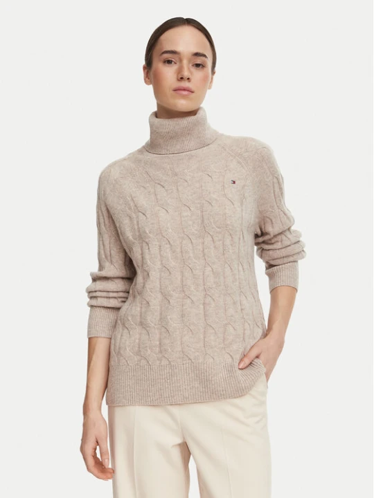 Zdjęcie produktu Tommy Hilfiger Golf WW0WW46791 Beżowy Regular Fit