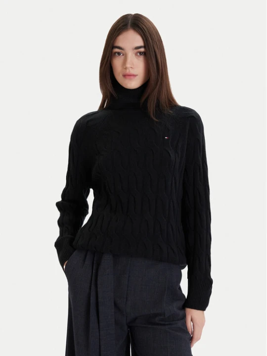 Zdjęcie produktu Tommy Hilfiger Golf WW0WW46791 Czarny Regular Fit