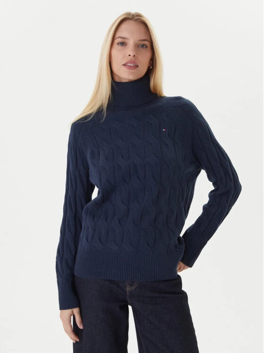 Zdjęcie produktu Tommy Hilfiger Golf WW0WW46791 Granatowy Regular Fit