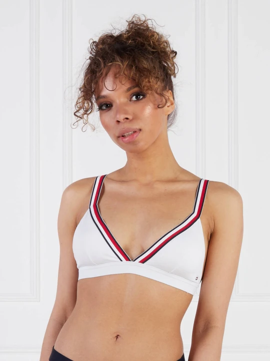 Zdjęcie produktu Tommy Hilfiger Góra od bikini TH GLOBAL STRIPE-S biały