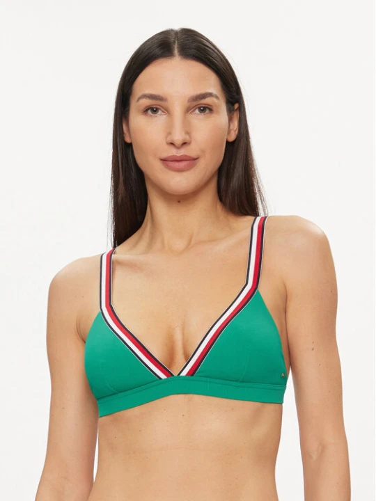 Zdjęcie produktu Tommy Hilfiger Góra od bikini UW0UW05290 Zielony