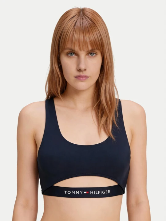 Zdjęcie produktu Tommy Hilfiger Góra od bikini UW0UW06359 Granatowy