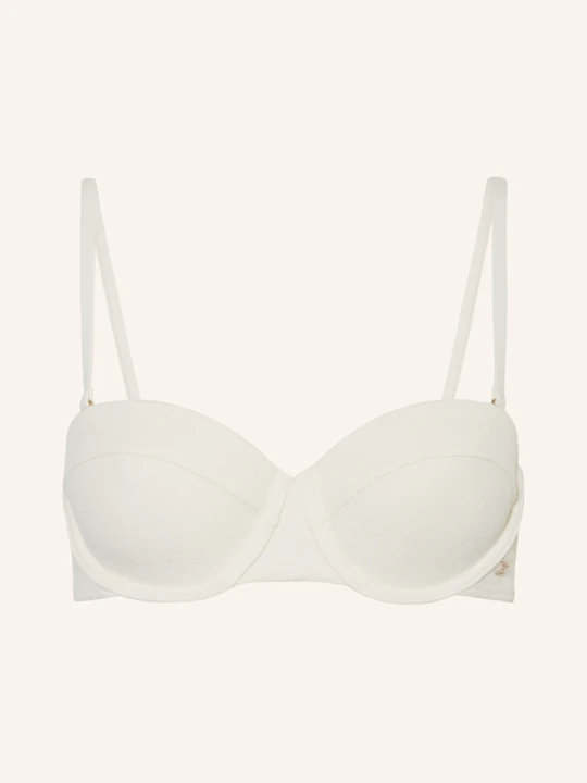 Zdjęcie produktu Tommy Hilfiger Góra Od Bikini Z Fiszbinami beige BIAŁY