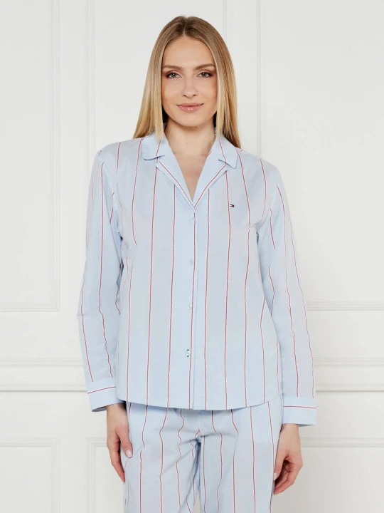 Zdjęcie produktu Tommy Hilfiger Góra od piżamy | Regular Fit błękitny