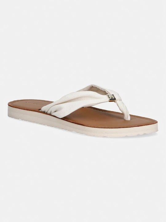 Zdjęcie produktu Tommy Hilfiger japonki damskie TH LTR FOOTBED SUMMER SANDAL beżowy