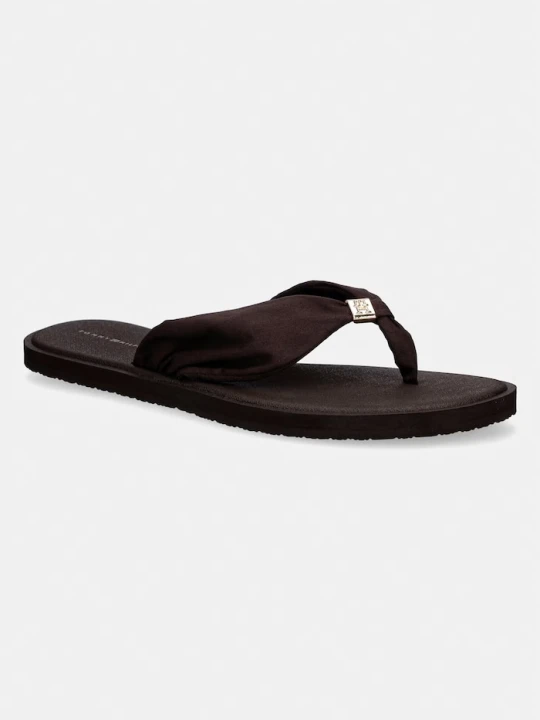 Zdjęcie produktu Tommy Hilfiger japonki damskie TH SCANDI SOFT SUMMER SANDAL brązowy