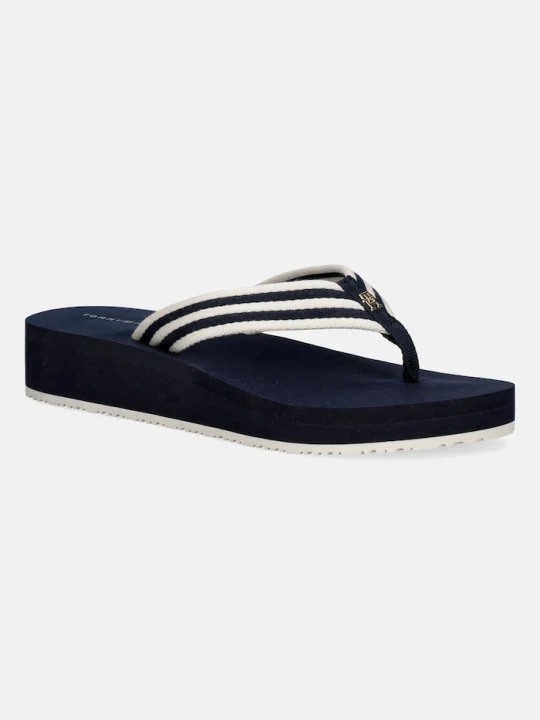 Zdjęcie produktu Tommy Hilfiger japonki damskie TH STRIPE SUMMER SANDAL granatowy