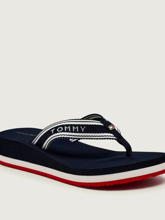Zdjęcie produktu Tommy Hilfiger Japonki FLAG PRINT granatowy
