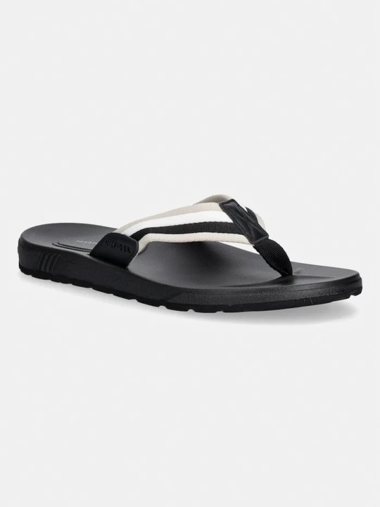 Zdjęcie produktu Tommy Hilfiger japonki męskie MOLDED HILFIGER RWB BEACH SANDAL czarny