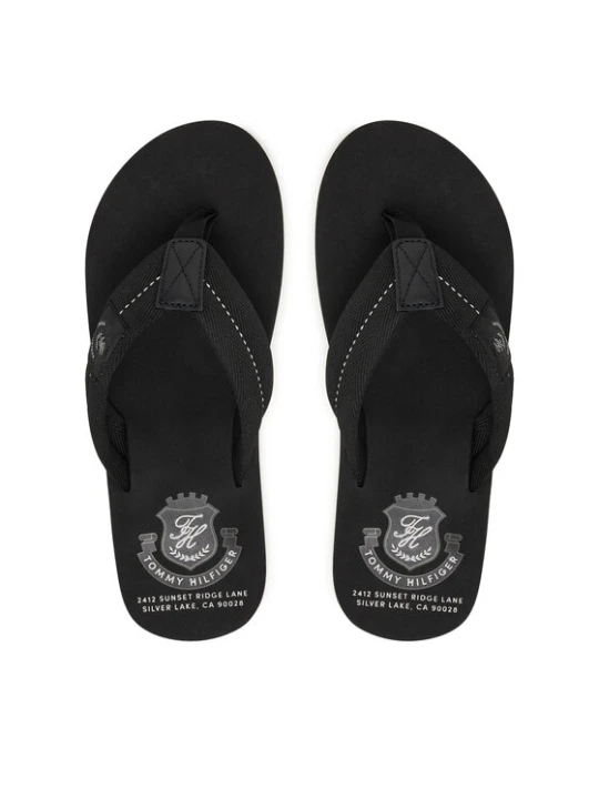 Zdjęcie produktu Tommy Hilfiger Japonki Patch Hilfiger Beach Sandal FM0FM05804 Czarny