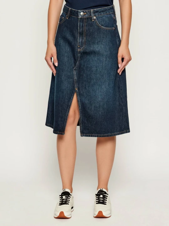 Zdjęcie produktu Tommy Hilfiger Jeansowa spódnica MILO granatowy