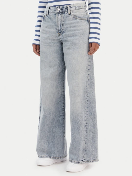 Zdjęcie produktu Tommy Hilfiger Jeansy 70's WW0WW48519 Niebieski Wide Leg
