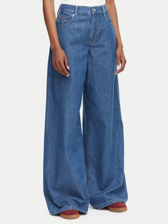 Zdjęcie produktu Tommy Hilfiger Jeansy 70'S WW0WW52156 Niebieski Wide Leg