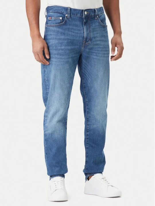 Zdjęcie produktu Tommy Hilfiger Jeansy Bleecker Jax Indigo MW0MW42316 Niebieski Slim Fit