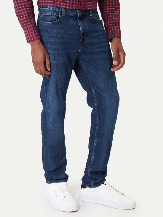 Zdjęcie produktu Tommy Hilfiger Jeansy Bleecker MW0MW41905 Niebieski Slim Fit