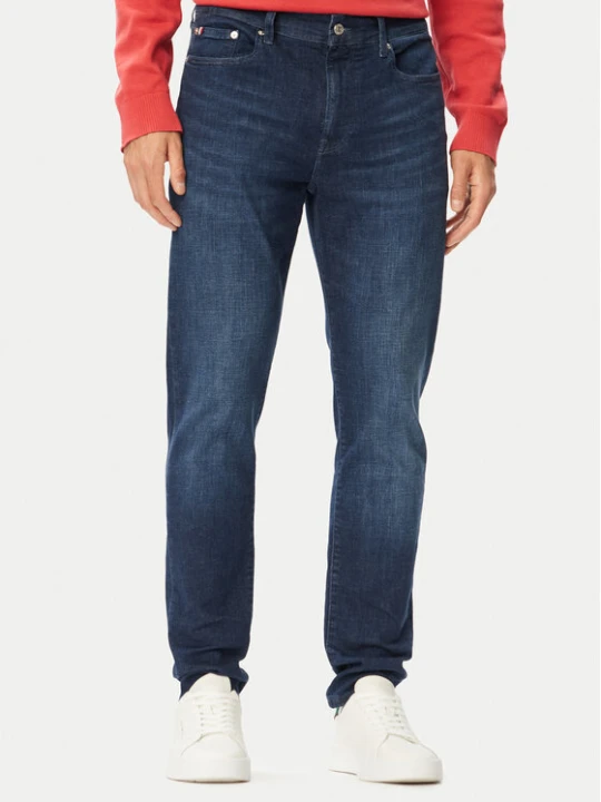 Zdjęcie produktu Tommy Hilfiger Jeansy Bleecker MW0MW43161 Granatowy Slim Fit