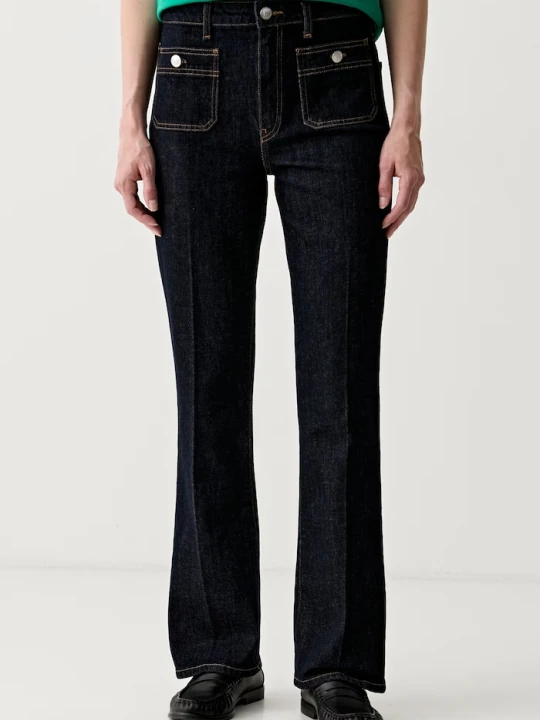 Zdjęcie produktu Tommy Hilfiger jeansy bootcut damskie granatowy