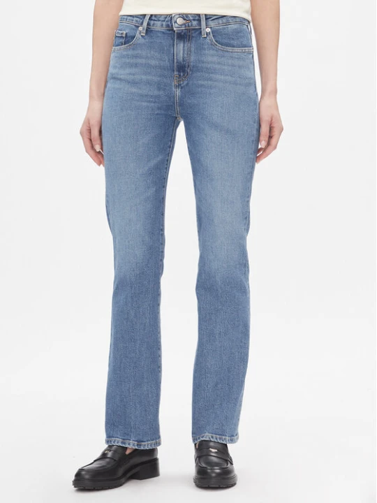 Zdjęcie produktu Tommy Hilfiger Jeansy Bootcut Rw Mel WW0WW40619 Niebieski Slim Fit