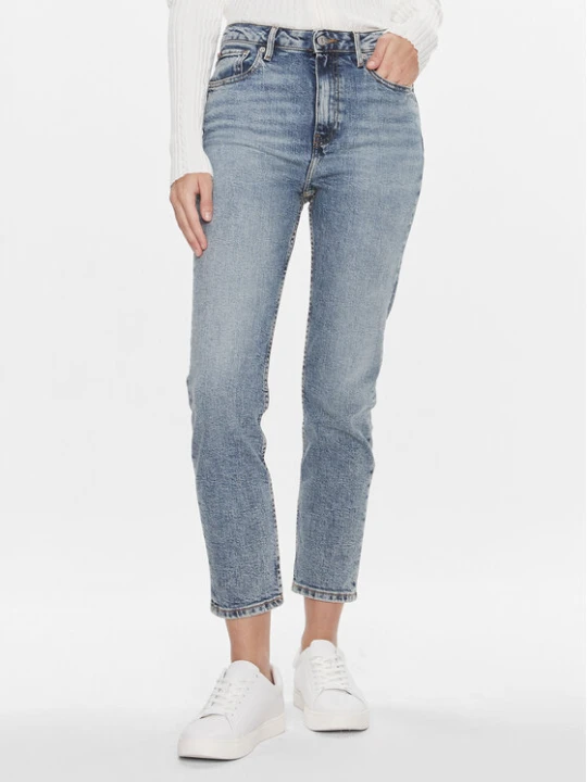 Zdjęcie produktu Tommy Hilfiger Jeansy Cigarette Hw A Mio WW0WW40631 Niebieski Slim Fit