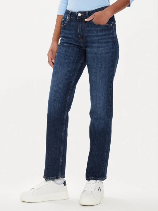 Zdjęcie produktu Tommy Hilfiger Jeansy Classic WW0WW42203 Granatowy Straight Fit