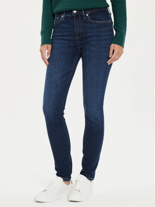 Zdjęcie produktu Tommy Hilfiger Jeansy Como WW0WW42485 Granatowy Skinny Fit