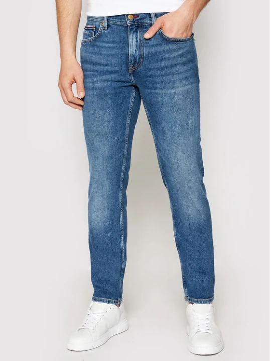 Zdjęcie produktu Tommy Hilfiger Jeansy Denton MW0MW15603 Niebieski Straight Fit