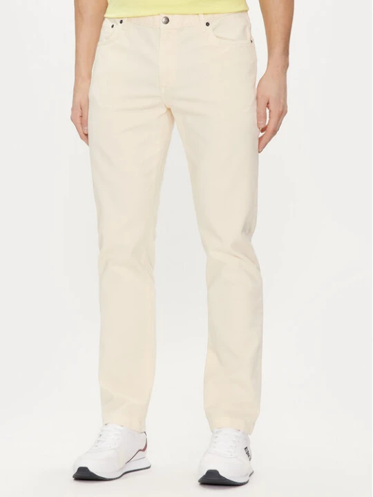 Zdjęcie produktu Tommy Hilfiger Jeansy Denton MW0MW33908 Écru Straight Leg Kremowy
