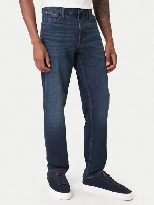 Zdjęcie produktu Tommy Hilfiger Jeansy Denton MW0MW41902 Granatowy Straight Fit