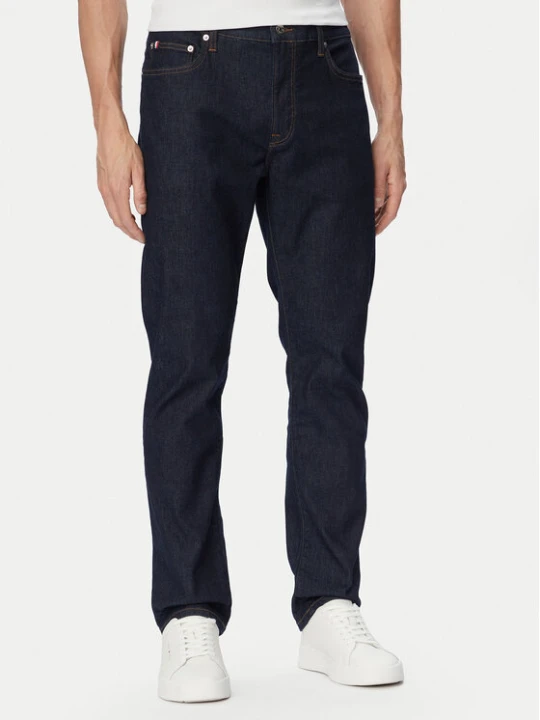 Zdjęcie produktu Tommy Hilfiger Jeansy Denton MW0MW42296 Granatowy Straight Leg